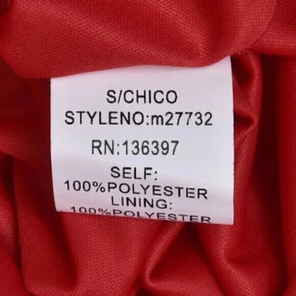 Maniju Red Satin Mini Dress Formal Prom Homecoming Graduation Size Small - Picture 10 of 10